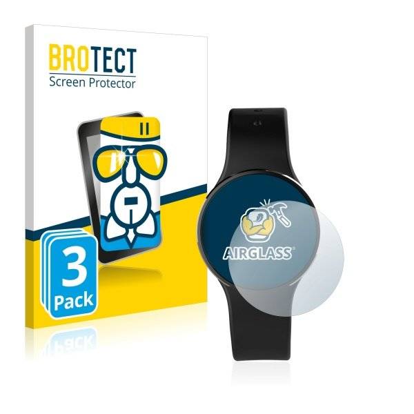 3x Panzerglasfolie Klar für MyKronoz ZeCircle 2