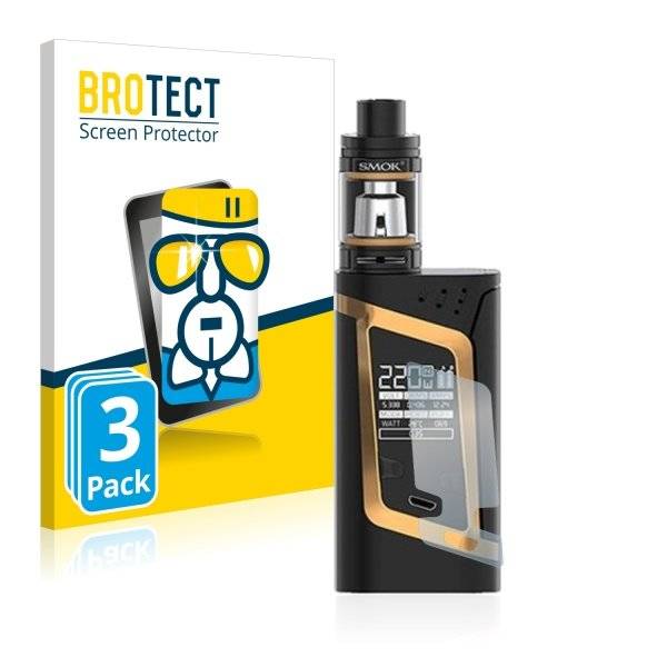 3x Panzerglasfolie Klar für Smok Alien 220W