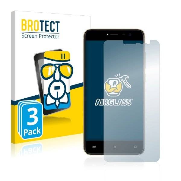 3x Panzerglasfolie Klar für Cubot Note Plus