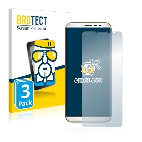 3x Panzerglasfolie Klar für Cubot X18