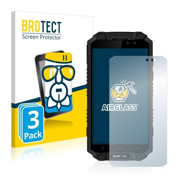 3x Panzerglasfolie Klar für Oukitel K10000 Max