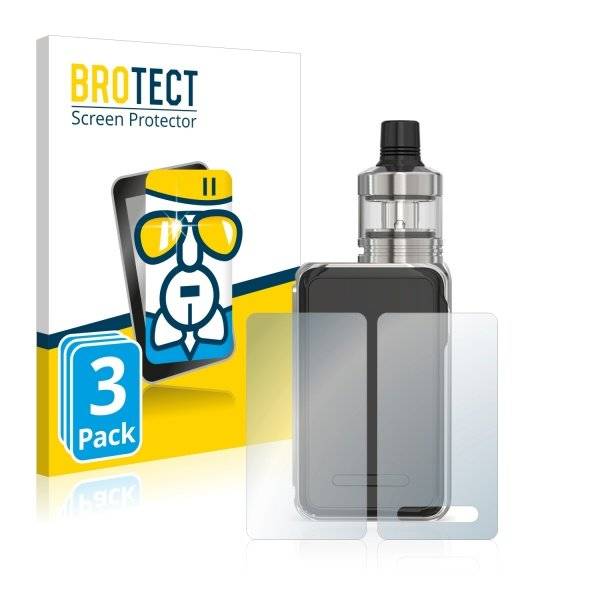 3x Panzerglasfolie Klar für Joyetech Cuboid Lite