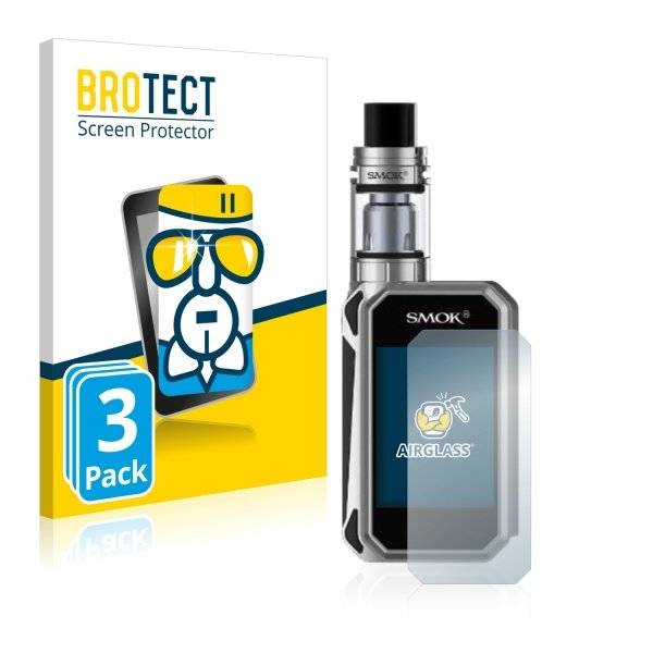 3x Panzerglasfolie Klar für Smok G-Priv 2