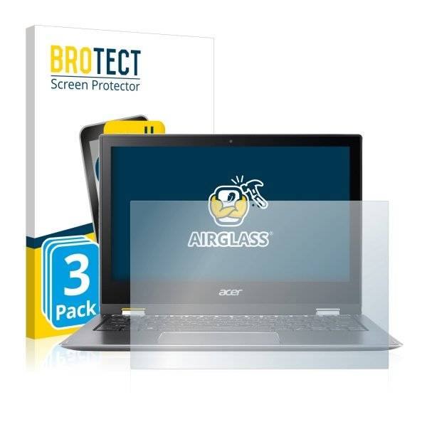 3x Panzerglasfolie Klar für Acer Spin 1 SP111-32N