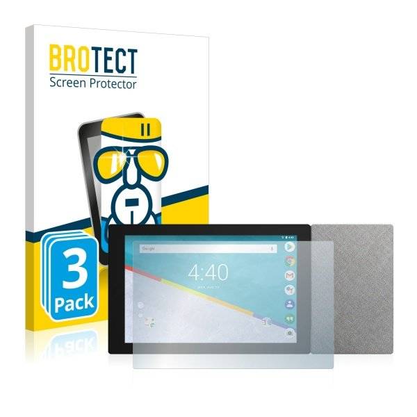 3x Panzerglasfolie Klar für Archos Hello 7