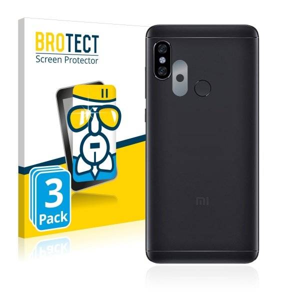 3x Panzerglasfolie Klar für Xiaomi Redmi Note 5 (Kamera Rückseite)