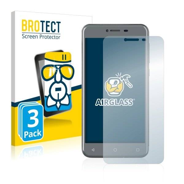 3x Panzerglasfolie Klar für Medion E5008 (MD 61038)