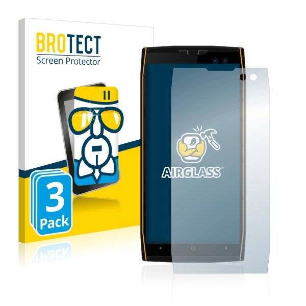 3x Panzerglasfolie Klar für Doogee S50