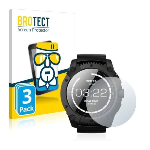 3x Panzerglasfolie Klar für Matrix Industries PowerWatch X