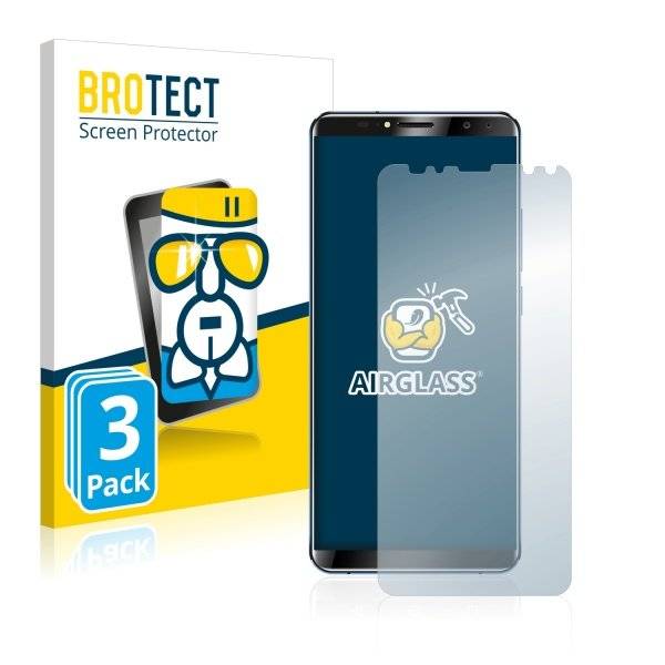 3x Panzerglasfolie Klar für Oukitel K6