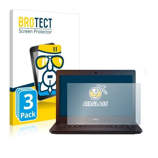 3x Panzerglasfolie Klar für Dell Latitude 5290 (2011)