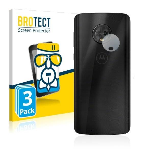 3x Panzerglasfolie Klar für Motorola Moto G6 (Kamera Rückseite)