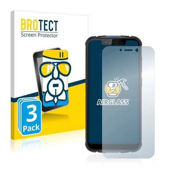 3x Panzerglasfolie Klar für Ulefone Armor 5