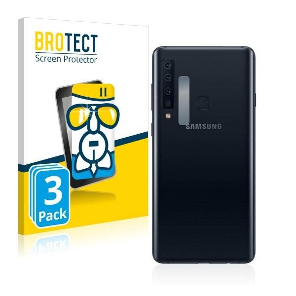3x Panzerglasfolie Klar für Samsung Galaxy A9 (Kamera Rückseite, 2018)