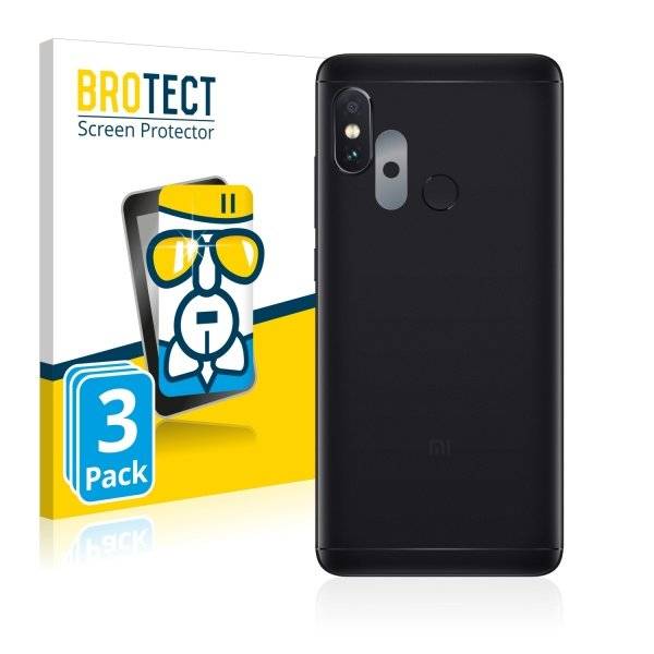 3x Panzerglasfolie Klar für Xiaomi Redmi Note 5 Pro (Kamera Rückseite)