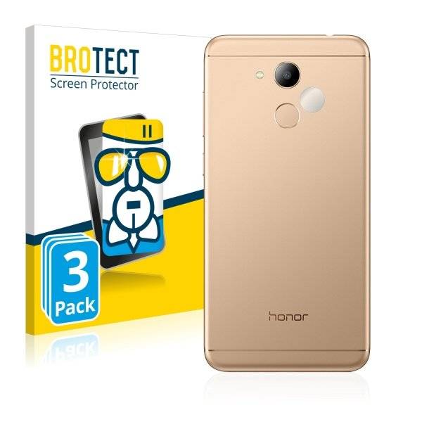 3x Panzerglasfolie Klar für Huawei Honor 6C Pro (Kamera Rückseite)