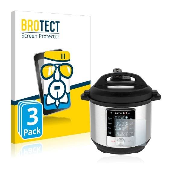 3x Panzerglasfolie Klar für Instant Pot Max