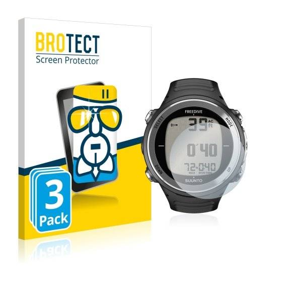 3x Panzerglasfolie Klar für Suunto D4F
