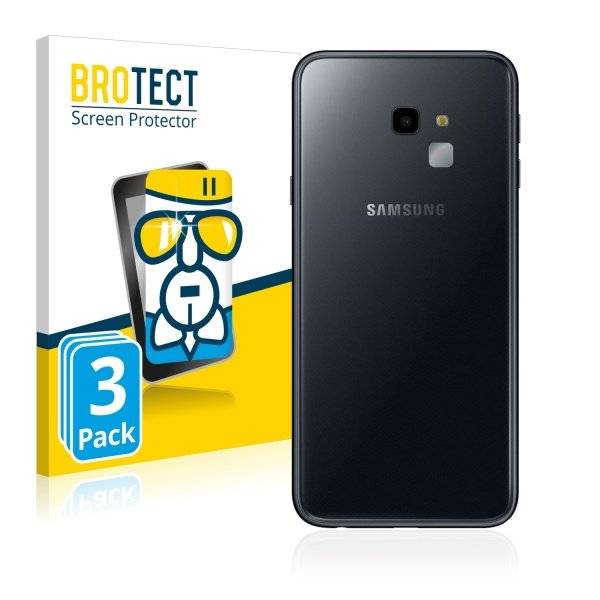 3x Panzerglasfolie Klar für Samsung Galaxy J4 Plus (Kamera Rückseite)