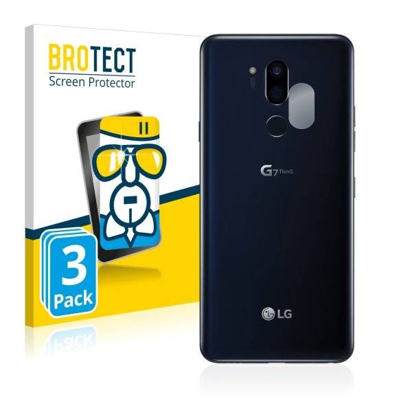 3x Panzerglasfolie Klar für LG G7 ThinQ (Kamera Rückseite)