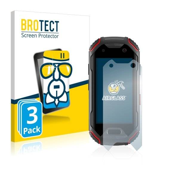 3x Panzerglasfolie Klar für Unihertz Atom