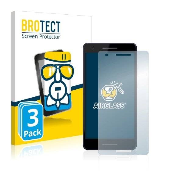 3x Panzerglasfolie Klar für Nokia 2 V
