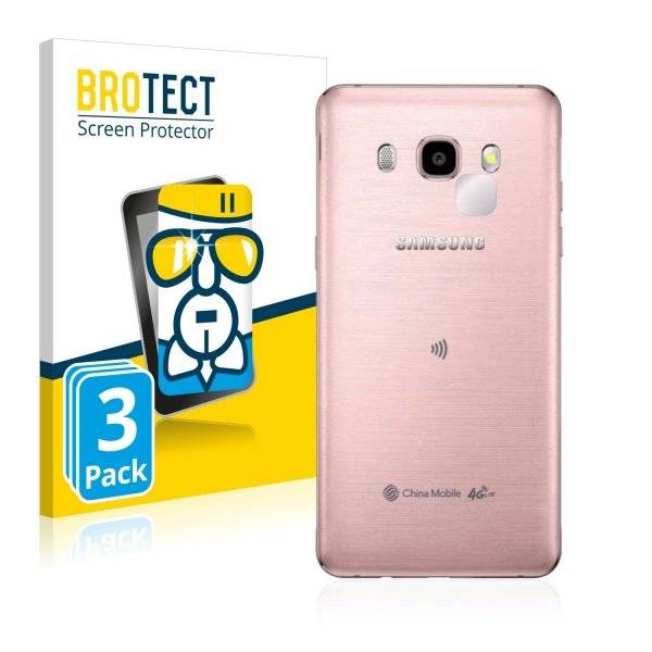 3x Panzerglasfolie Klar für Samsung Galaxy J5 (Kamera Rückseite, 2016)