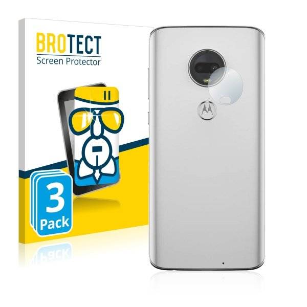 3x Panzerglasfolie Klar für Motorola Moto G7 (Kamera Rückseite)