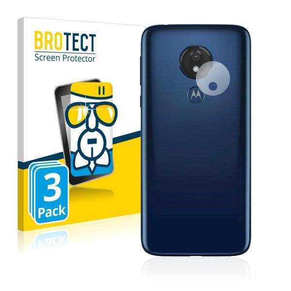 3x Panzerglasfolie Klar für Motorola Moto G7 Power (Kamera Rückseite)