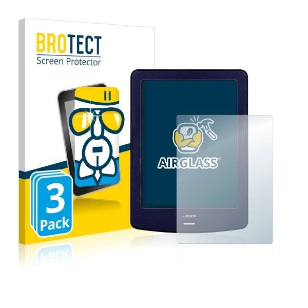 3x Panzerglasfolie Klar für inkBOOK Lumos