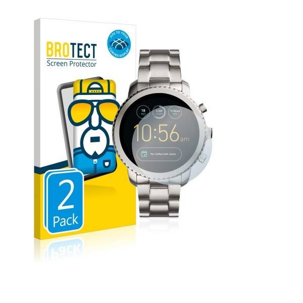 Full-Cover Displayschutzfolie für Fossil Q Explorist