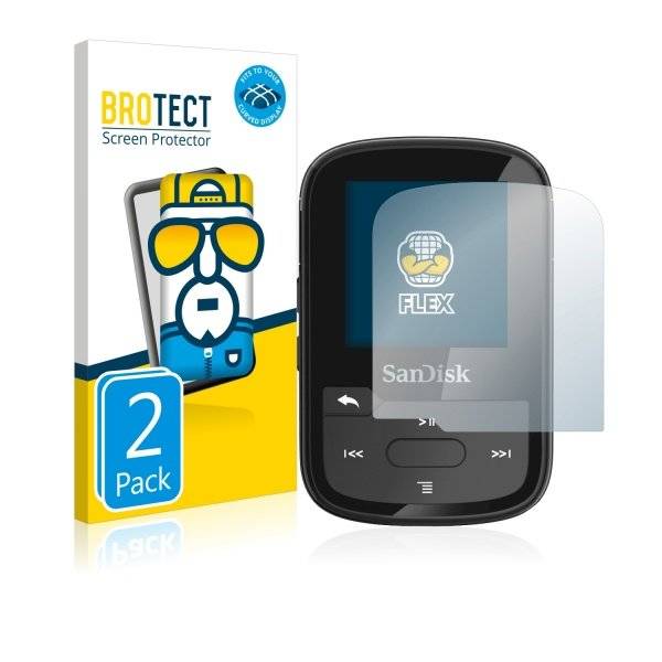 Full-Cover Displayschutzfolie für SanDisk Clip Sport Plus