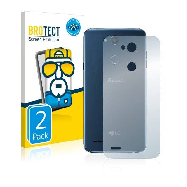 Full-Cover Displayschutzfolie für LG X Power 3 (Rückseite)