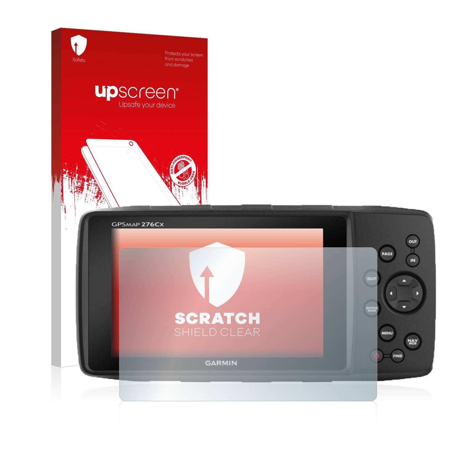 upscreen Scratch Shield Schutzfolie für Garmin GPSMAP 276Cx