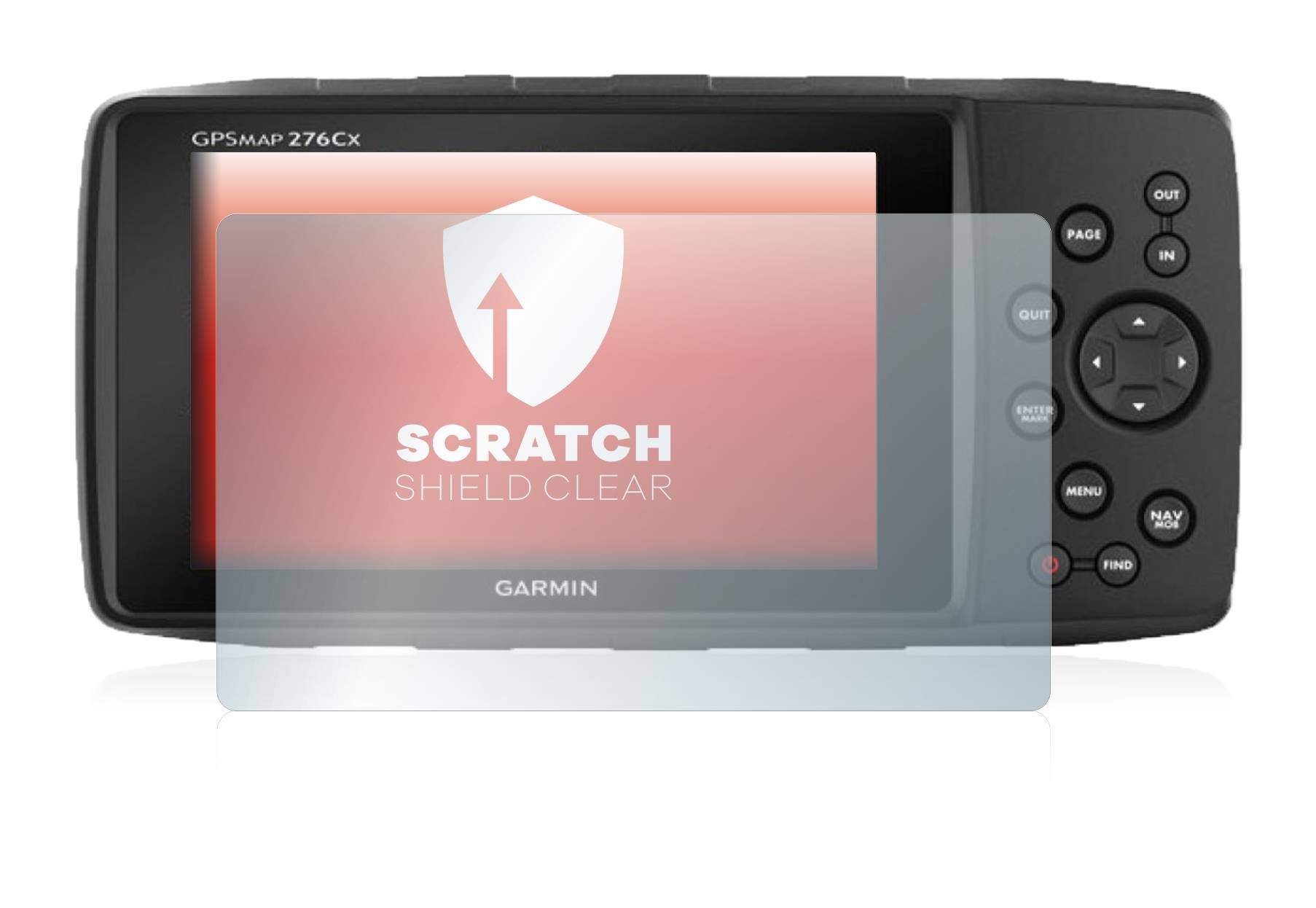 upscreen Scratch Shield Schutzfolie für Garmin GPSMAP 276Cx