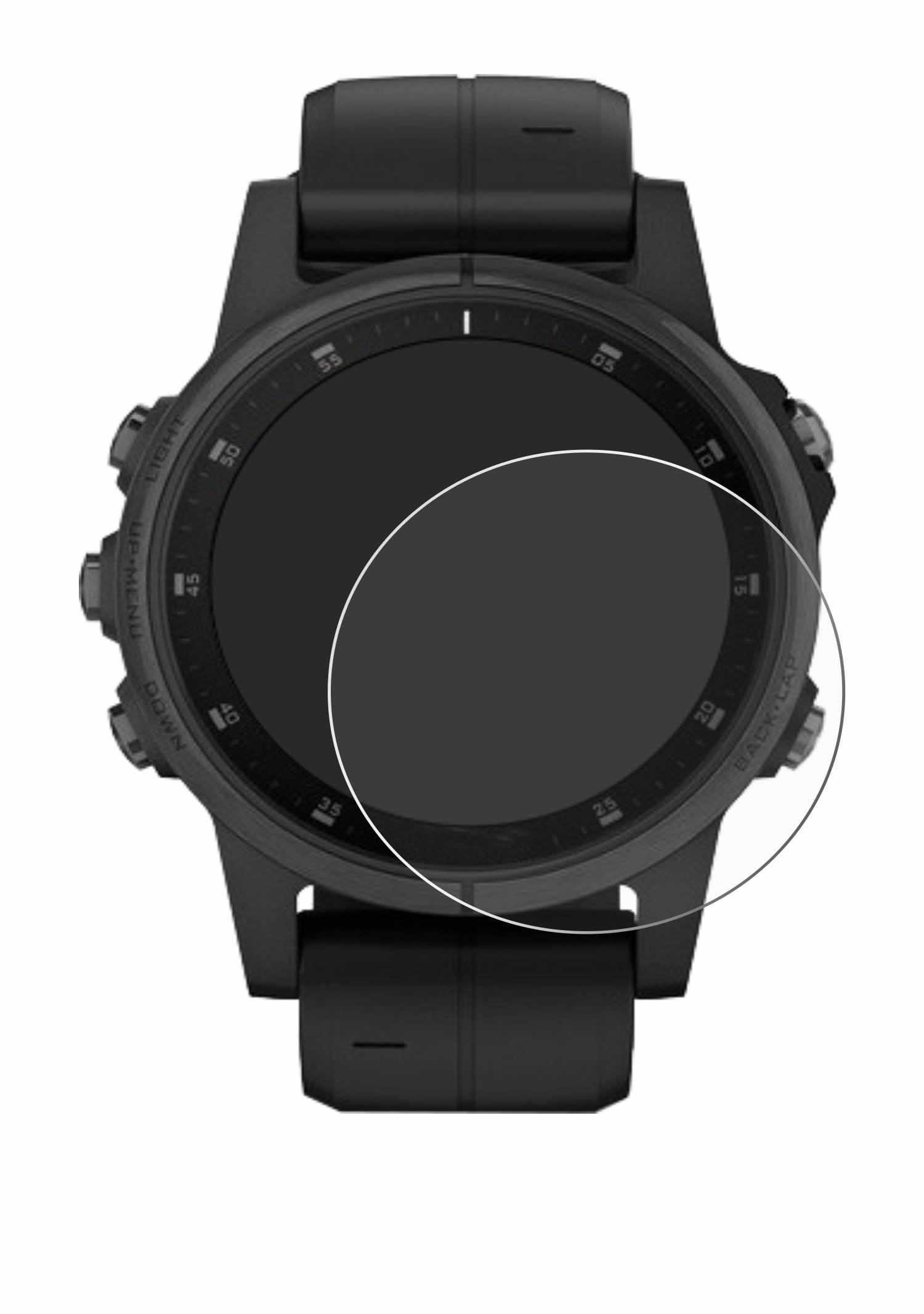 upscreen Scratch Shield Schutzfolie für Garmin Fenix 5S Plus (42 mm)