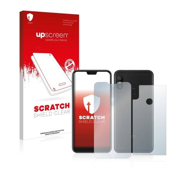 Displayschutzfolie für Xiaomi Mi A2 Lite (Vorder + Rückseite)