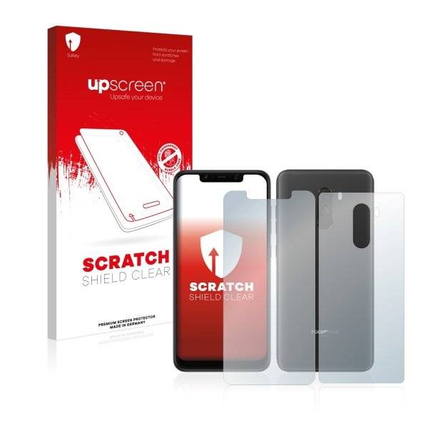 Displayschutzfolie für Xiaomi Pocophone F1 (Vorder + Rückseite)