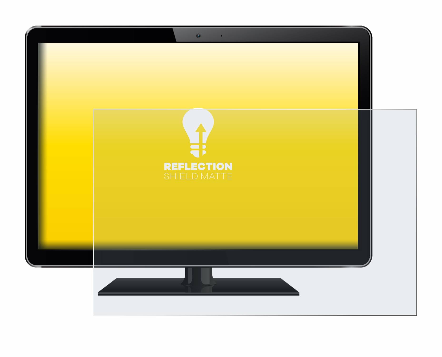 upscreen Reflection Shield Matt Schutzfolie für Standardgrößen mit 13.3 Zoll Displays [294 mm x 165.5 mm, 16:9]