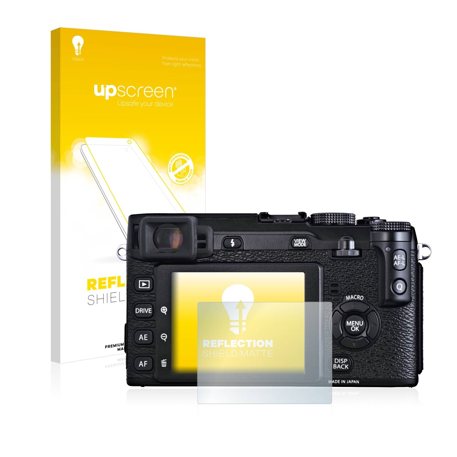upscreen Reflection Shield Matt Schutzfolie für Fujifilm X-E1