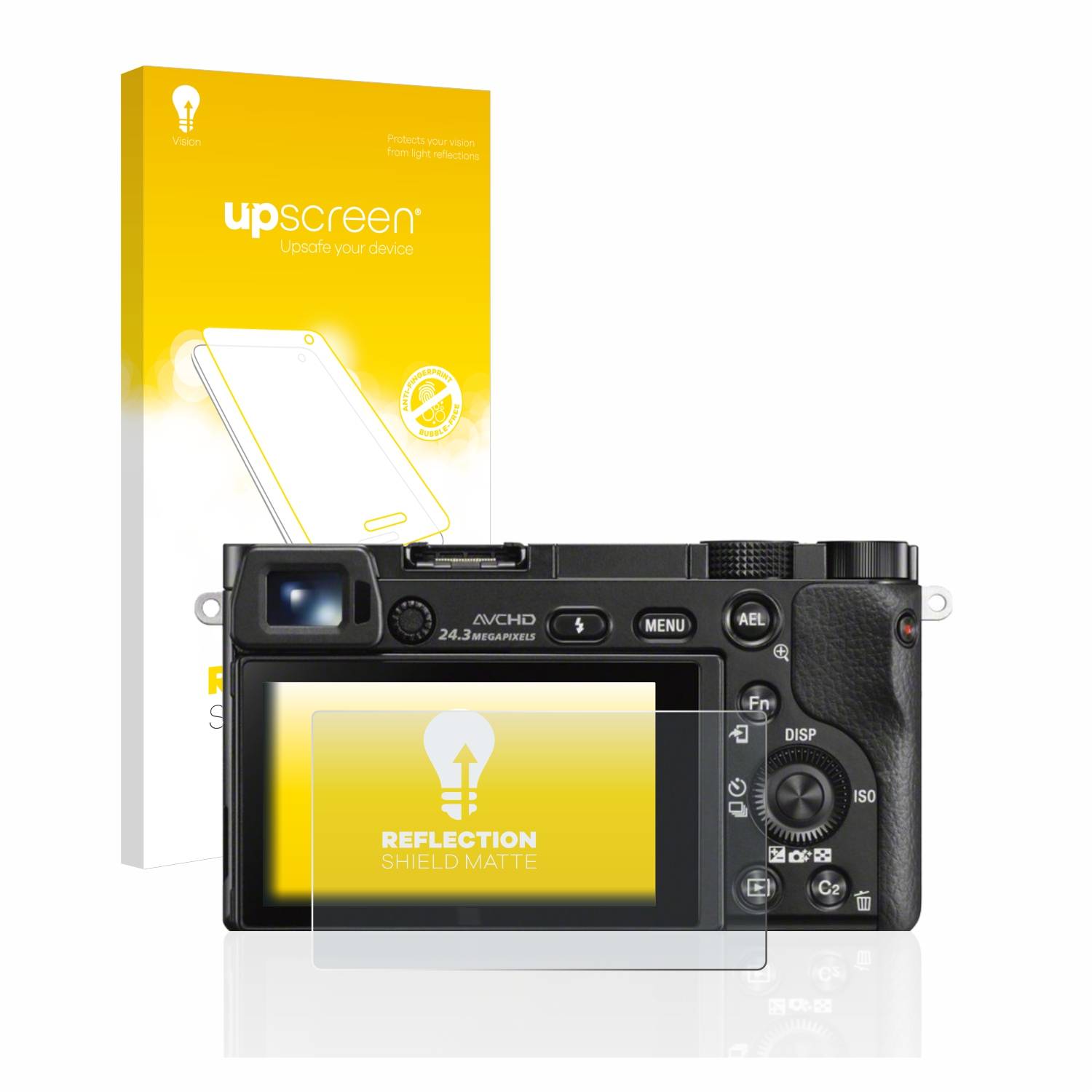 upscreen Reflection Shield Matt Schutzfolie für Sony Alpha 6000