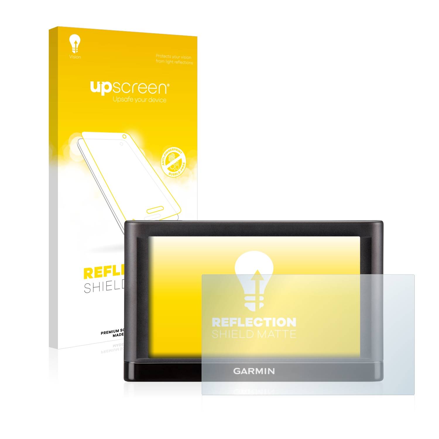 upscreen Reflection Shield Matt Schutzfolie für Garmin nüvi 55LT
