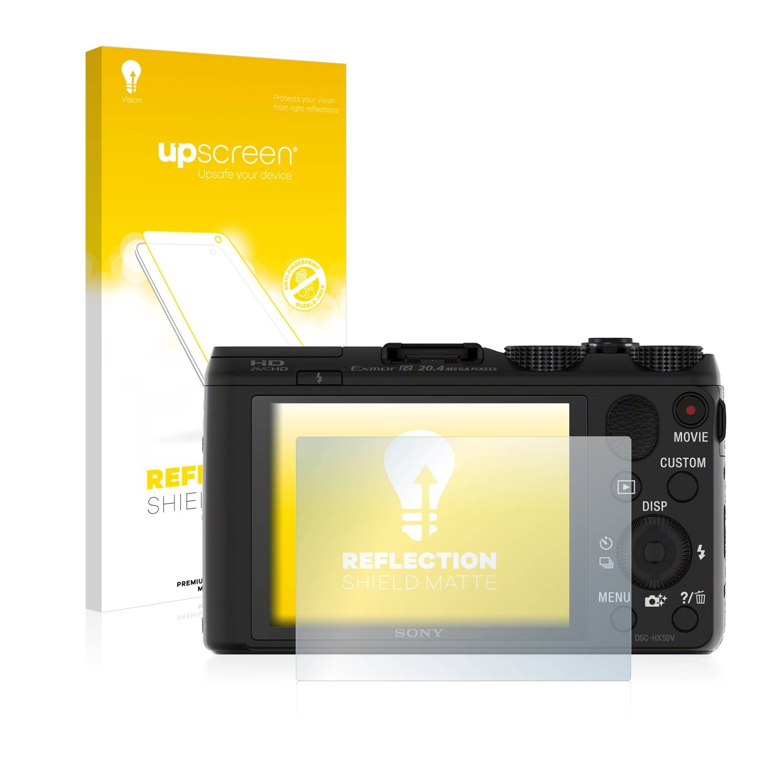 upscreen Reflection Shield Matt Schutzfolie für Sony Cyber-Shot DSC-HX50