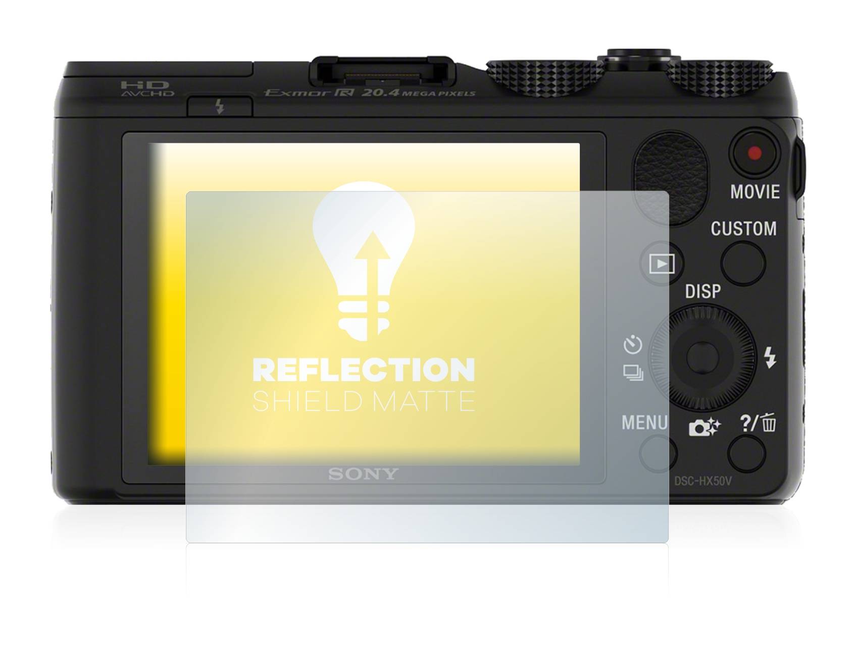 upscreen Reflection Shield Matt Schutzfolie für Sony Cyber-Shot DSC-HX50