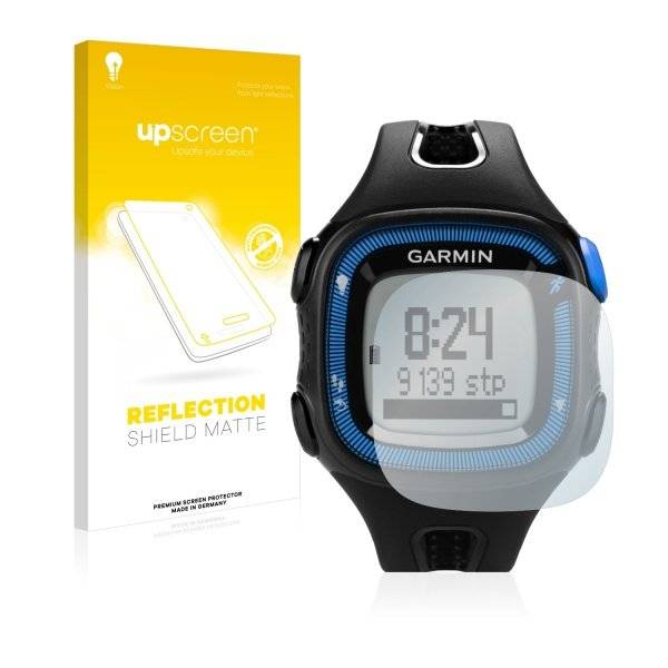 Premium Displayschutzfolie für Garmin Forerunner 15 (Big edition) Black/Blue