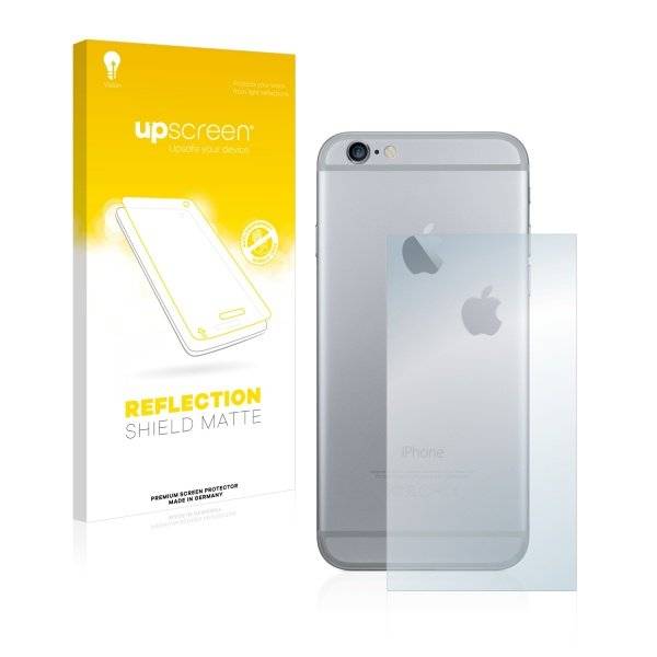 Premium Displayschutzfolie für Apple iPhone 6 Plus Rückseite (Mittelfläche + LogoCut)