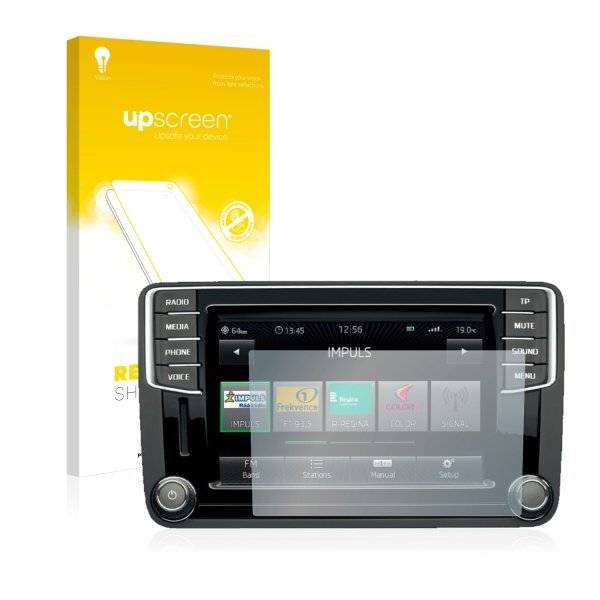 Premium Displayschutzfolie für Skoda Amundsen Navigationssystem Trapez (2015)