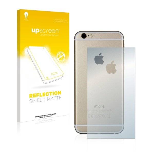 Premium Displayschutzfolie für Apple iPhone 6S Rückseite (Mittelfläche + LogoCut)