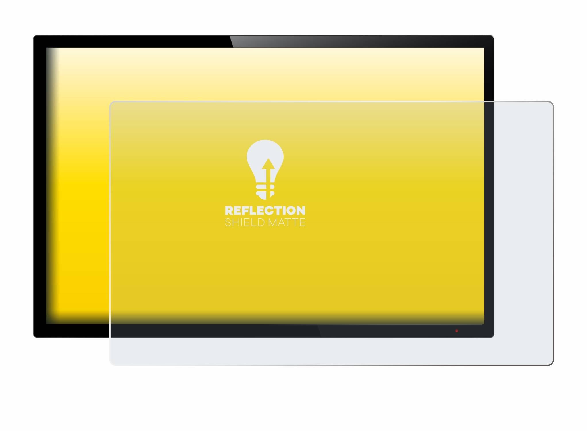 upscreen Reflection Shield Matt Schutzfolie für Touch-Panel PCs mit 7 Zoll Displays [154.8 mm x 87 mm, 16:9]