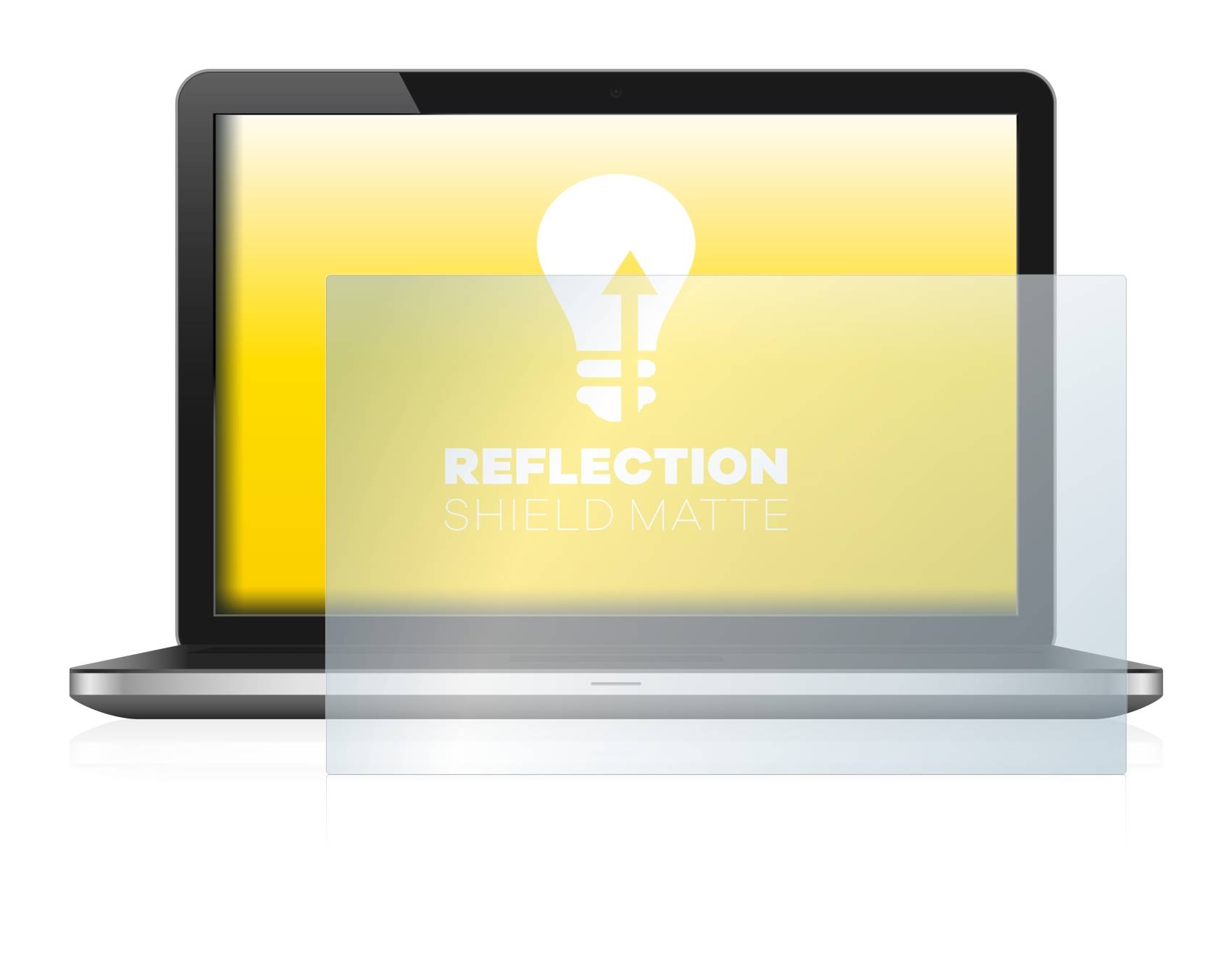 upscreen Reflection Shield Matt Schutzfolie für Standardgrößen mit 12.1 Zoll Displays [261 mm x 164 mm, 16:10]